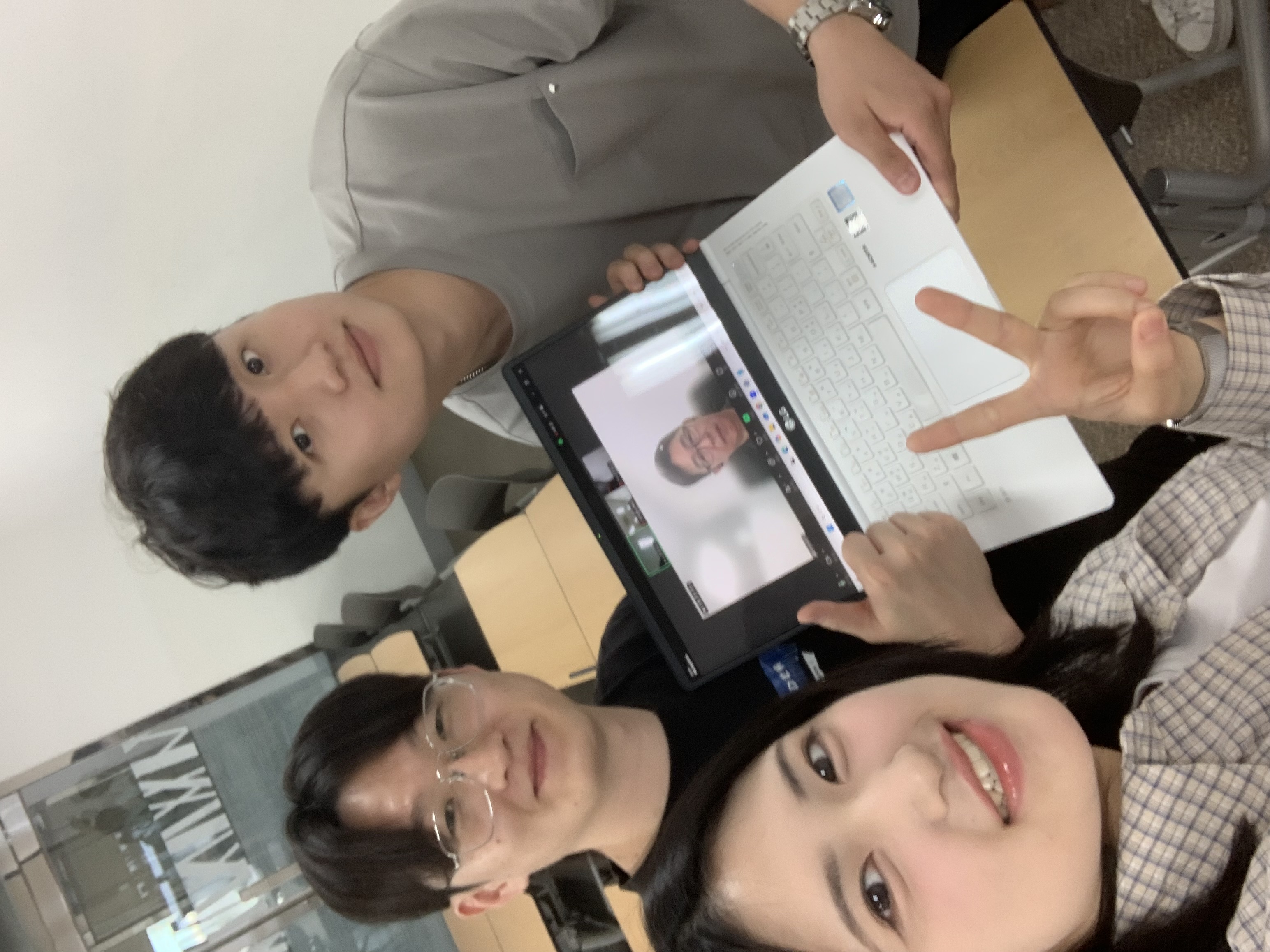 韓国での木元さんの写真1